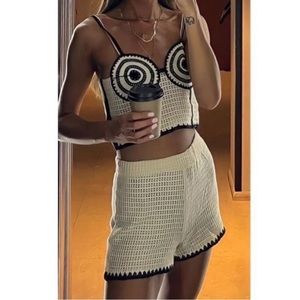 Zara Crochet Corset Top